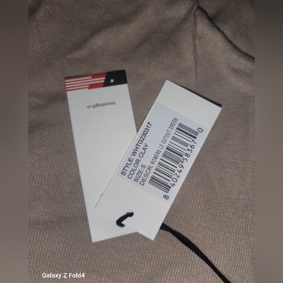 Chic Ivory Long Sleeve Dress - Picture 3 of 4